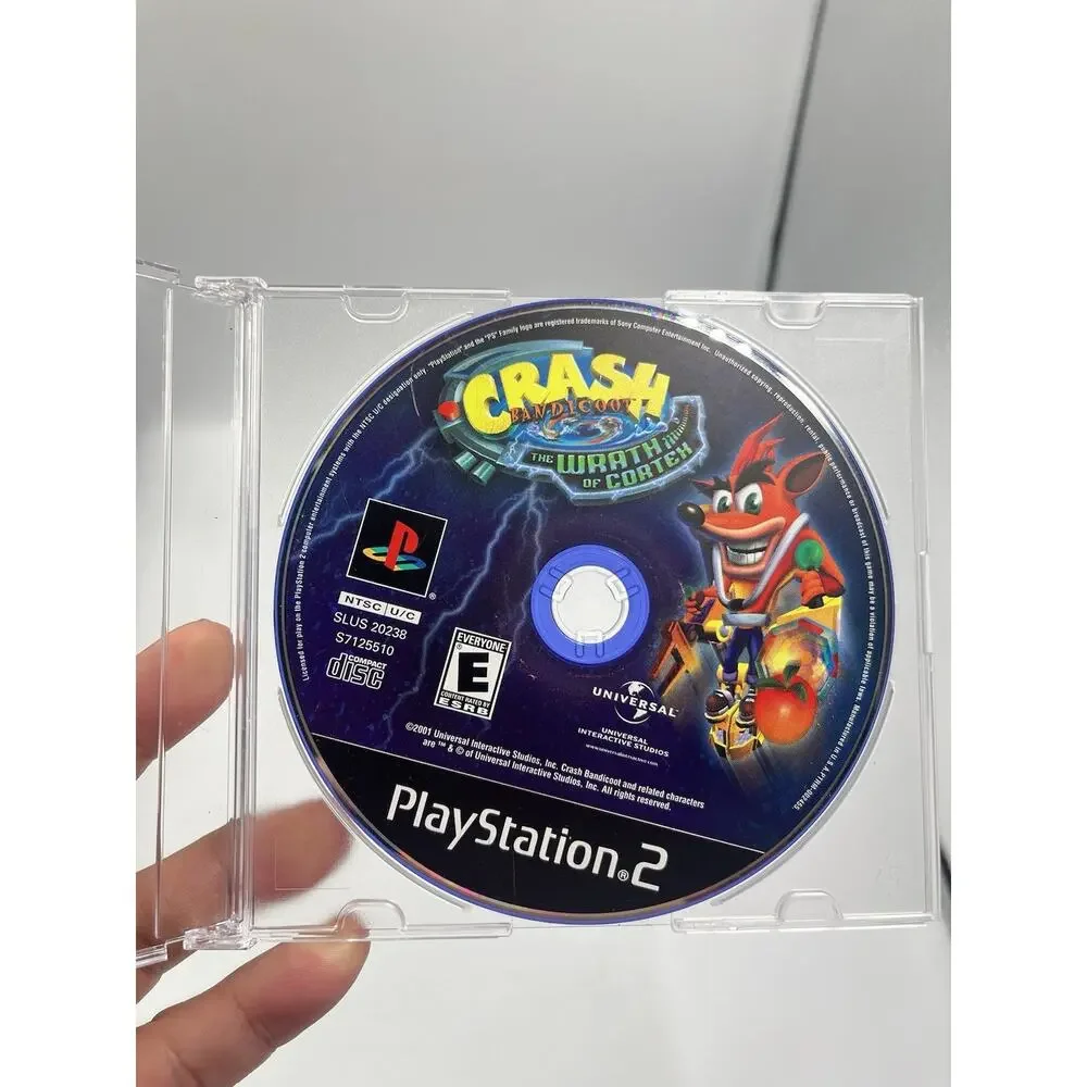 PS2 PlayStation 2 Crash Bandicoot: The Wrath Of Cortex TESTED DISC ONLY